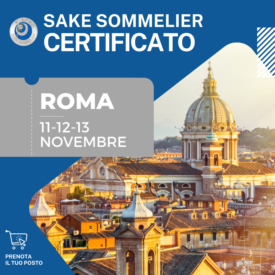 Corso di Sake Sommelier Certificato - Novembre 2024, Roma